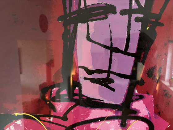 Image 1 of Purple Haze - Sérigraphie Herman Brood