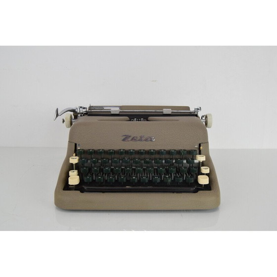 Image 1 of Machine à écrire du milieu du siècle, Tchécoslovaquie années 1950