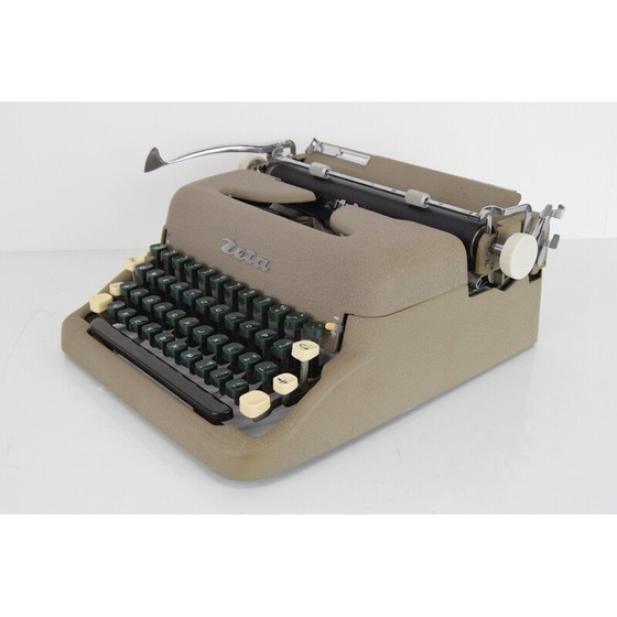 Image 1 of Machine à écrire du milieu du siècle, Tchécoslovaquie années 1950