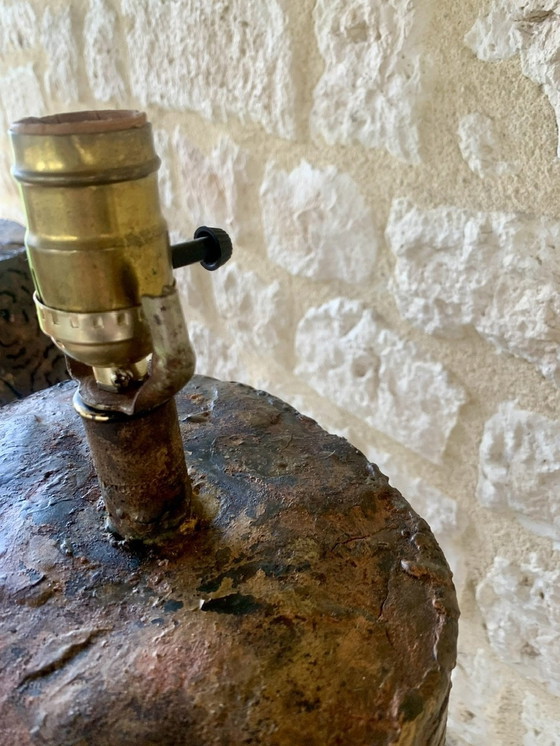 Image 1 of Lampes de table brutalistes par Irv Bramberg, 1960, ensemble de 2