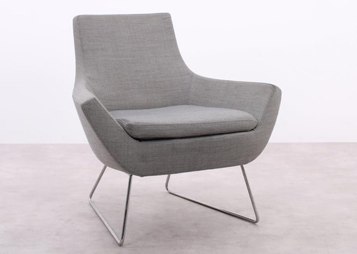 4X Swedese Happy Easy Fauteuil à dossier bas gris