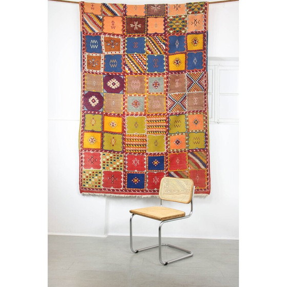 Image 1 of Tapis turc vintage coloré