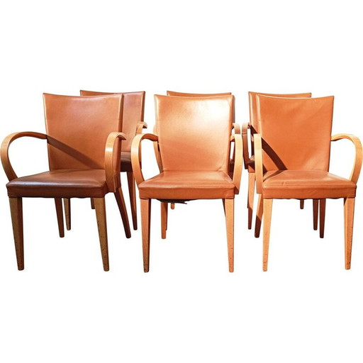 Chaise vintage Potocco en simili cuir, Italie