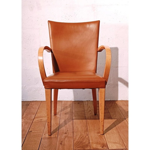 Chaise vintage Potocco en simili cuir, Italie