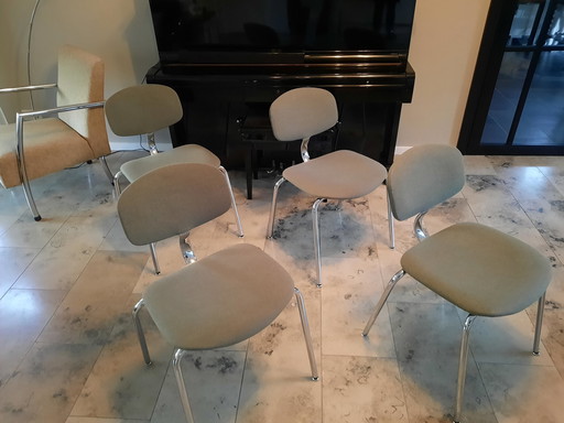 Pierre Paulin chaises steelcase 4x original