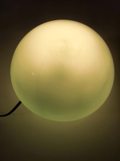 Lampe champignon verte de l'ère spatiale