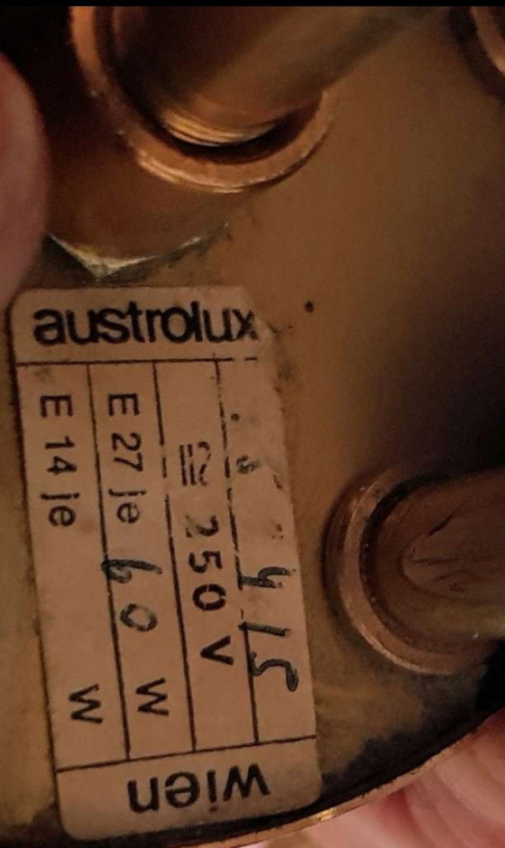 Image 1 of Lampe à suspendre 5 flammes vintage