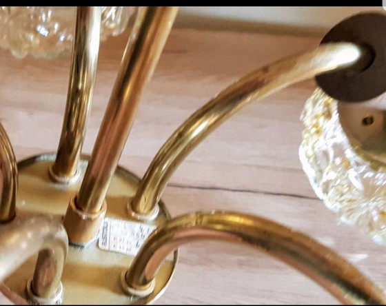 Image 1 of Lampe à suspendre 5 flammes vintage