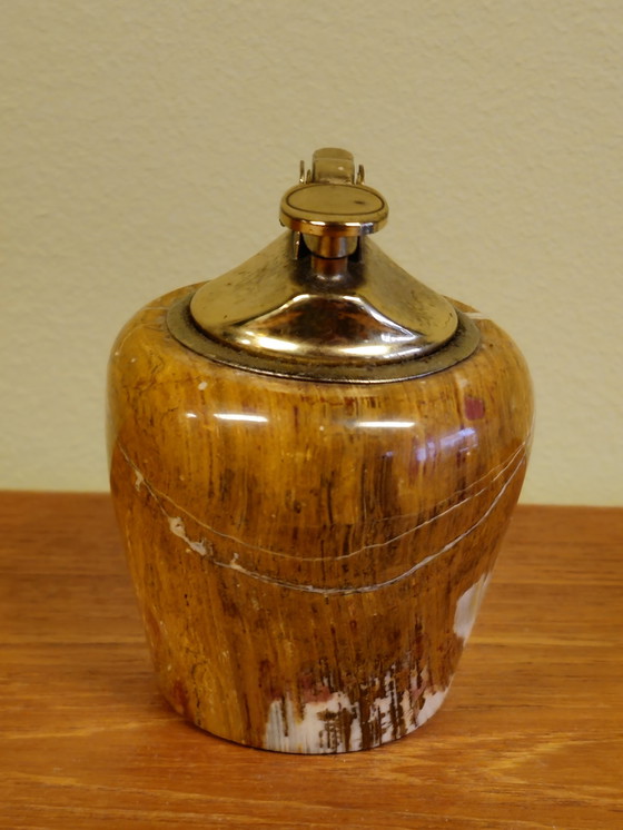 Image 1 of Briquet à gaz vintage Onyx Briquet de table