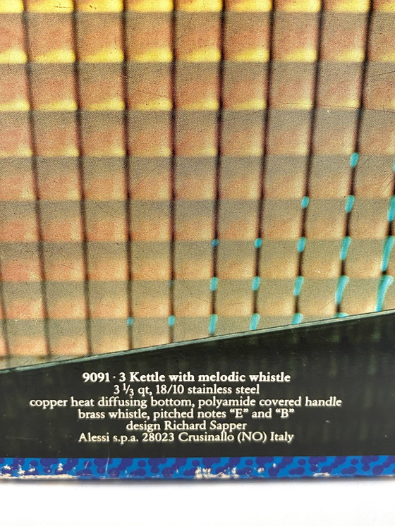 Image 1 of Bouilloire mélodique Alessi "Il Bollitore"