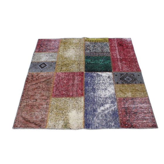 Image 1 of Tapis persan Patchwork 117X117 N°:2521