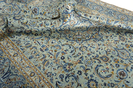 Image 1 of Tapis persan Keshan noué à la main - 408 X 313 cm