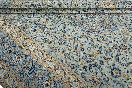 Image 1 of Tapis persan Keshan noué à la main - 408 X 313 cm