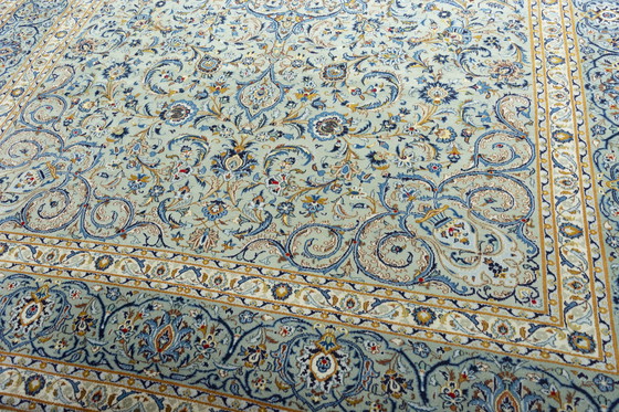 Image 1 of Tapis persan Keshan noué à la main - 408 X 313 cm