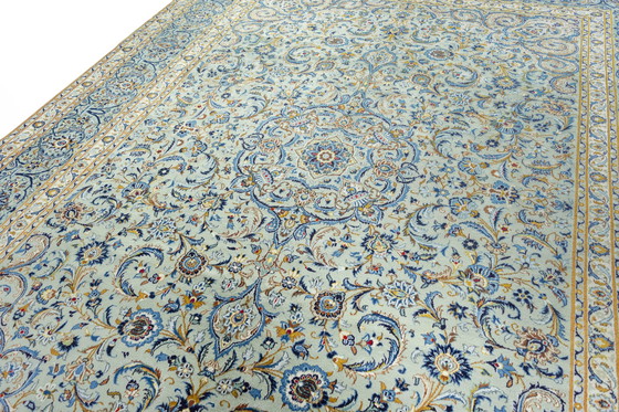 Image 1 of Tapis persan Keshan noué à la main - 408 X 313 cm