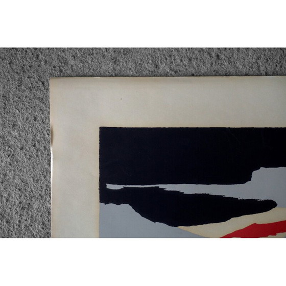 Image 1 of Sérigraphie vintage Nuit d'automne de Bengt Lindström