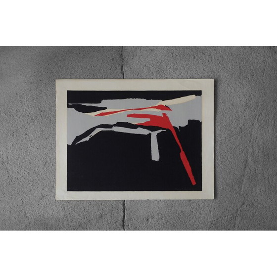 Image 1 of Sérigraphie vintage Nuit d'automne de Bengt Lindström