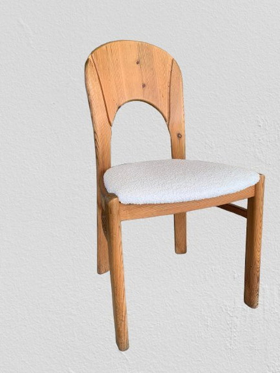 Image 1 of 4 chaises de salle à manger en pin de style Koefoed