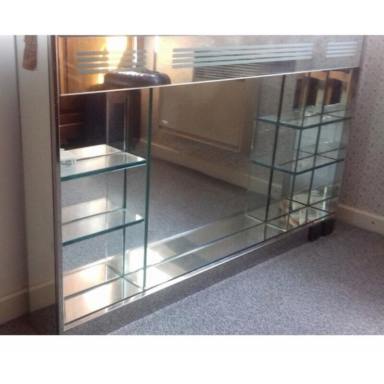 Image 1 of Armoire de toilette en verre vintage pour Lupi Cristal Luxor