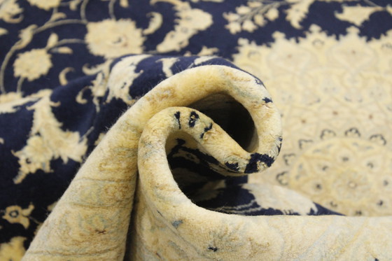 Image 1 of Tapis persan noué à la main original Naïn 9 La fine avec soie 317 X 208 cm Top condition