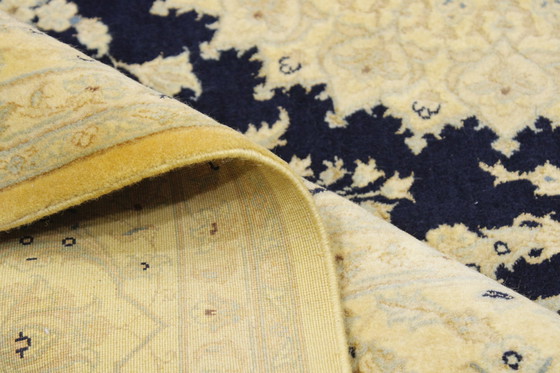 Image 1 of Tapis persan noué à la main original Naïn 9 La fine avec soie 317 X 208 cm Top condition