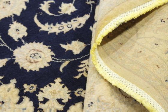 Image 1 of Tapis persan noué à la main original Naïn 9 La fine avec soie 317 X 208 cm Top condition