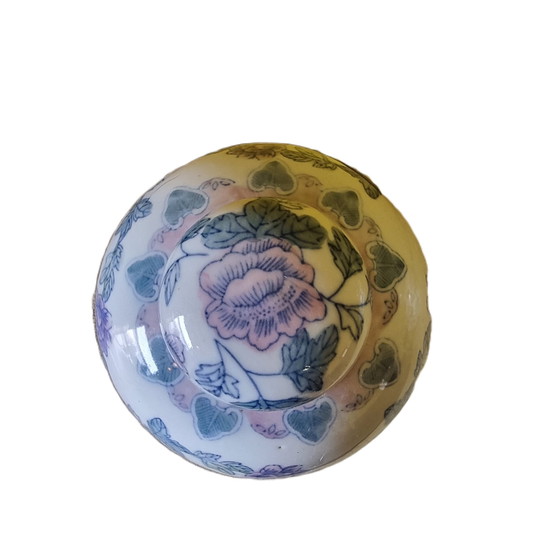 Image 1 of Jarre à gingembre vintage en céramique chinoise 20ème siècle