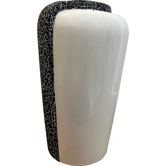 Image 1 of Vase vintage en céramique de Memphis, 1980
