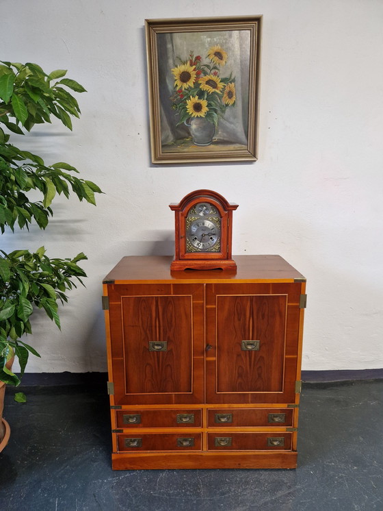 Image 1 of Commode Vintage style Campagne Anglaise Militaire Maritime