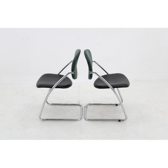 Image 1 of Paire de fauteuils italiens vintage, 1980