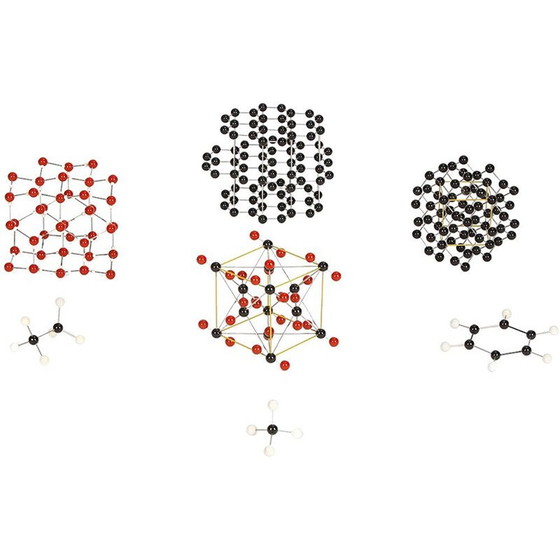 Image 1 of Ensemble de 7 structures en fer vintage, tchèque 1950
