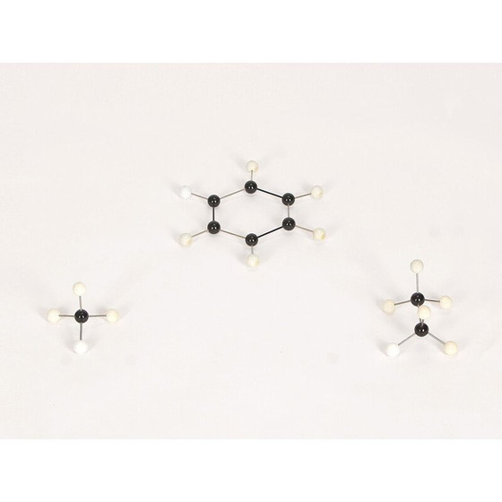 Image 1 of Ensemble de 7 structures en fer vintage, tchèque 1950