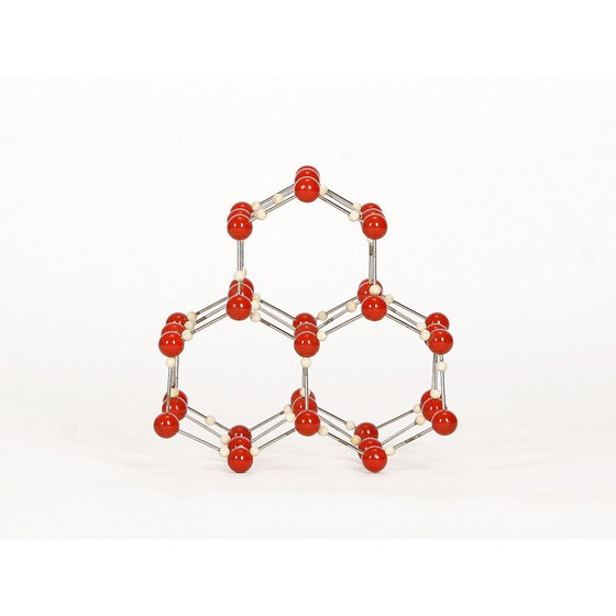 Image 1 of Ensemble de 7 structures en fer vintage, tchèque 1950