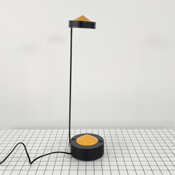 Image 1 of Lampe de bureau Lugano jaune de E Lite, années 1980