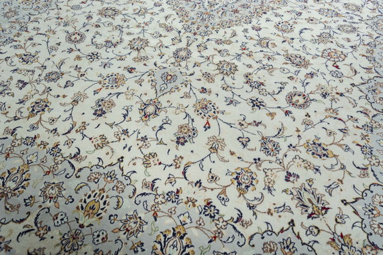 Image 1 of Tapis d'Orient Keshan noué à la main - 400 X 297 cm