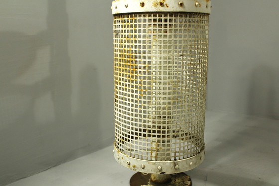 Image 1 of Paire de poubelles publiques en acier, 1970S