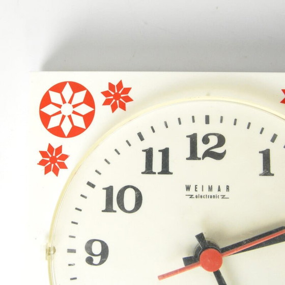 Image 1 of Horloge murale vintage Weimar, Allemagne 1970