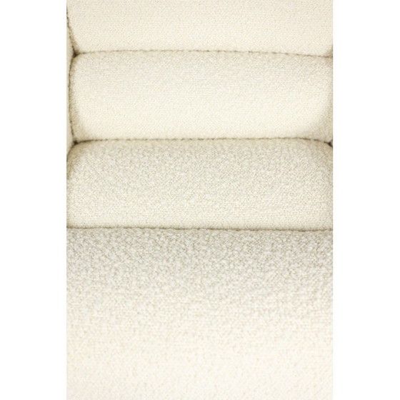 Image 1 of Paire de fauteuils rectangulaires vintage à fines boucles, Italie