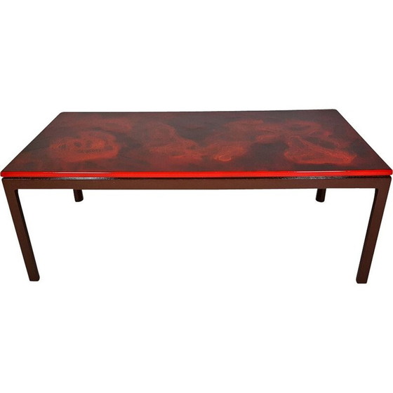 Image 1 of Table basse vintage par Algot Tornemann pour Lars Larssen, 1972