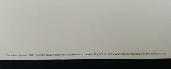 Image 1 of Andy Warhol, signé avec l'enregistrement du droit d'auteur "The Andy Warhol Foundation For The Visual Arts, Inc.