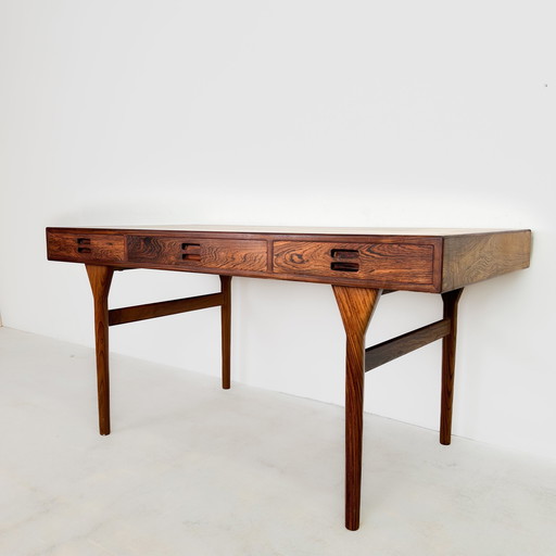 Bureau danois Mid Century en bois de rose par Nanna et Jørgen Ditzel pour Søren Willadsen