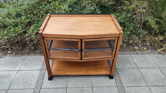 Image 1 of Unique Art Deco cabinet Amsterdam School Display case Cupboard