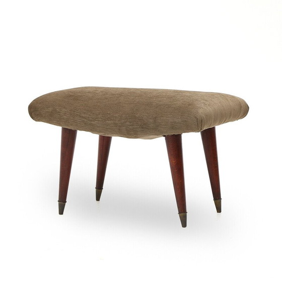 Image 1 of Tabouret vintage avec pieds à pointes, années 1950