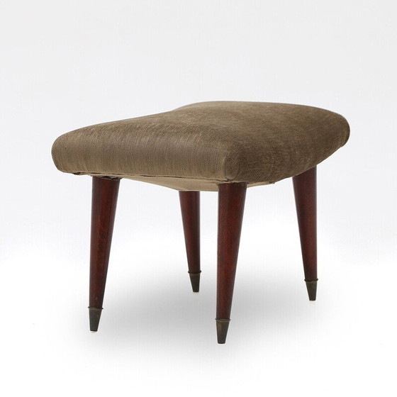 Image 1 of Tabouret vintage avec pieds à pointes, années 1950