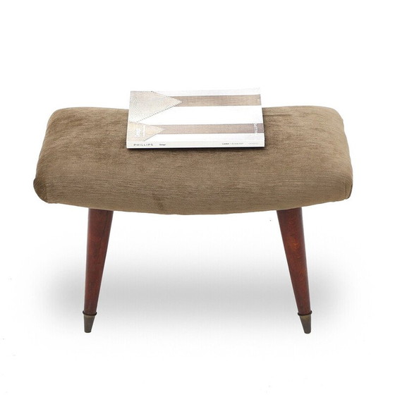 Image 1 of Tabouret vintage avec pieds à pointes, années 1950