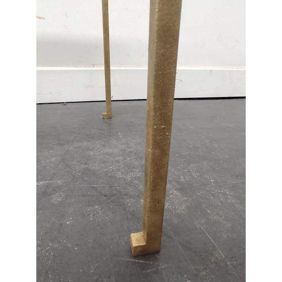 Image 1 of Tables gigognes dorées vintage de Roger Thibier, 1960