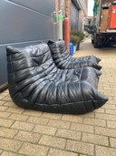 Authentique Ligne Roset Togo Set Original Leather In Top Condition !