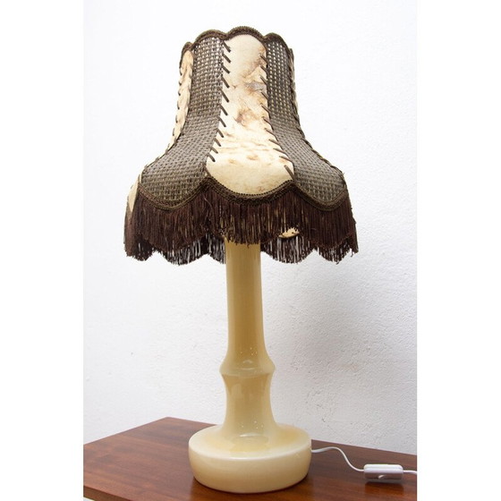 Image 1 of Lampe de table vintage en forme de champignon, Tchécoslovaquie 1930