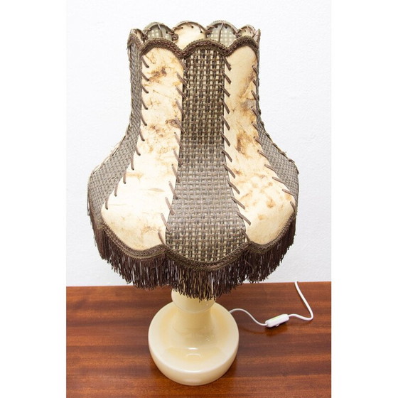 Image 1 of Lampe de table vintage en forme de champignon, Tchécoslovaquie 1930