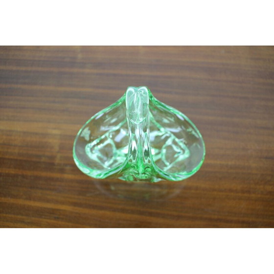 Image 1 of Bol en verre vintage par Josef Hospodka, Tchécoslovaquie 1960